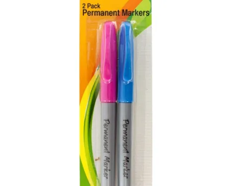 Kole Imports - OR403 - Colored Permanent Markers Set