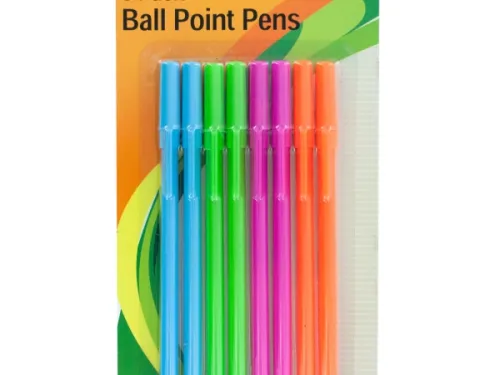 Kole Imports - OR408 - Colored Ball Point Pens Set