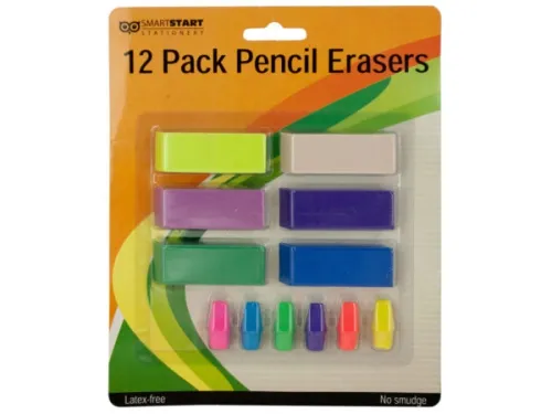 Kole Imports - SC029 - Colored Pencil Erasers Set