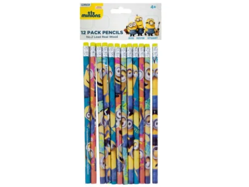 Kole Imports - SC102 - Licensed Minions Pencils Set