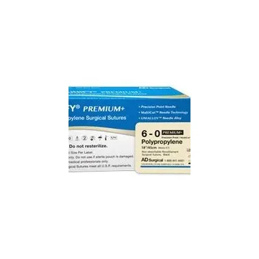 AD Surgical - From: M-P318R19 To: M-P518R19 - UNIFY Surgical Sutures Polypropylene 3/8 Circle, Rev Cut 3/0