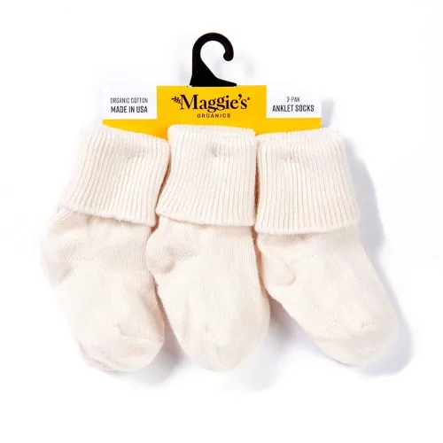 Maggie's Functional Organics - From: 236087 To: 236088 - Maggies Functional Organics  Maggie s Functional Organics Children s Socks Natural 3 Pack, Infant