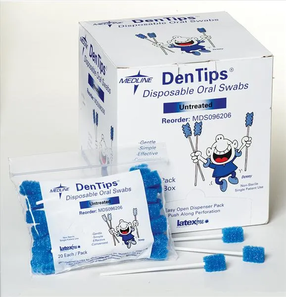 Medline - From: MDS096202 To: MDS096504H - Dentips Oral Swabsticks