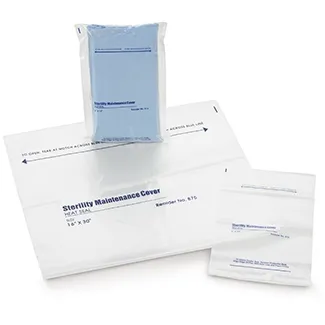Medegen Medical - 855SMC - Cover, Print/ Label Tear & Seal Instructions, J70, 1 Qt, LLDPE Film, Flat Pack, Heat-Seal Adhesive Strip