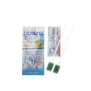 Medline Industries - MDS096013 - Standard Oral Care Kit with Biotene, 2 Swabs and Mouthwash.  Resealable bag to keeps items fresh and ready-to-use.