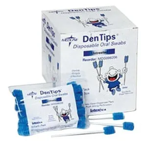 Medline From: MDS096202Z To: MDS096502 - Dentips Disposable Oral Swab Foam With Dentifrice
