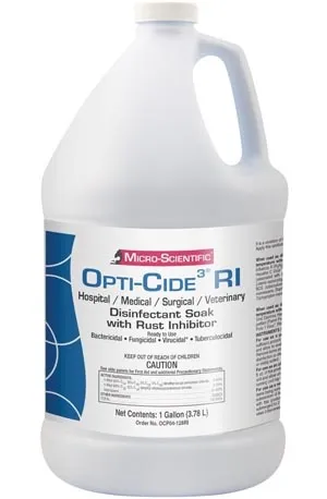 Micro Scientific Industries - OCP04-128RI - Micro Scientific Opti Cide3, 1 Gallon, Rust Inhibitor, Instrument Disinfectant, Pour Bottle, 4/cs