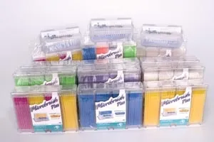 Microbrush - PR400-KIT - Dispenser Kit, Regular Size, Assorted 1 Dispenser + 4 Cartridges of 100 Applicators