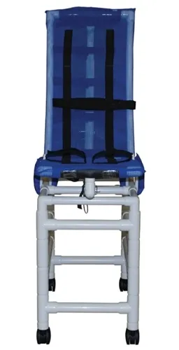MJM International Corp - 191MCA - Bath Chair Articulating Med PVC Reclining w/ Base & Caster