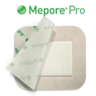 MOLNLYCKE HEALTH CARE - 671190 - Molnlycke Health Care Us Mepore pro dressing, 3.6" x 8". Bacteria proof, water proof & highly breathable to protect wound from outer contamination. Higher absorption capacity and better adhesion.