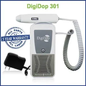 Newman Medical - From: DD-301-D5 To: DD-330-D8 - Non Display Digital Doppler (DD 301) & 5MHz Vascular Probe