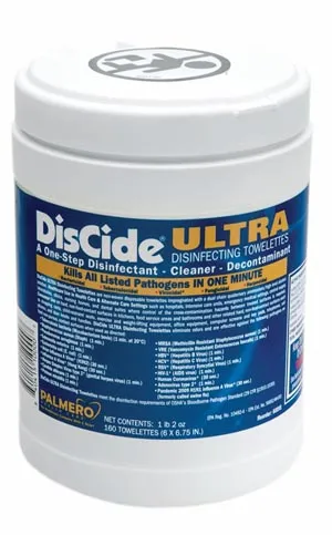 DisCide Ultra - Palmero Health Care - 60DIS - Surface Disinfectant Cleaner