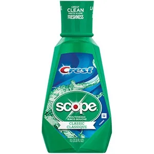 Procter & Gamble - From: 3700095662 To: 3700096236 - Scope Mouthwash, Classic Original Mint, 1 lt