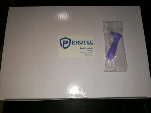 Protec - From: PTPA90H To: PTPA90S - Prophy angle.hard tip 90 degree