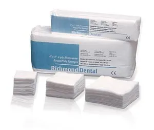 Richmond Dental & Medical - From: 300634 To: 300636 - Richmond Dental Non Woven Rayon/ Poly Sponge, 4 Ply, Non Sterile