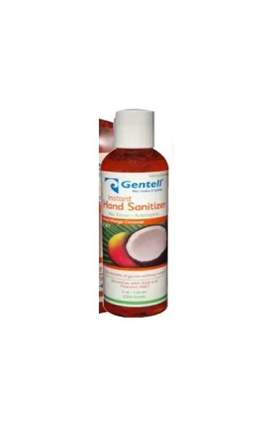 Gentell - GEN-41040 - Hand Sanitizer with Aloe 4 oz. Ethyl Alcohol Gel Bottle