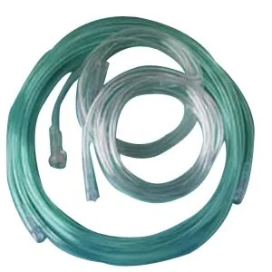 Medline Industries - Teleflex Rüsch - HUD1124 - Star lumen oxygen supply tubing, 40'l, with standard connector. Latex-free. Kink and crush resistant. Features 5-channel inner lumen for continuous oxygen flow.