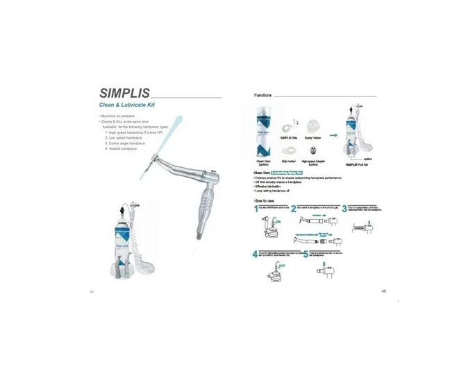 Saeshin - From: SIMPLIS To: SIMPLIS GENDER - Lubricant Kit for Handpieces (Not Available in Canada) (DROP SHIP ONLY)