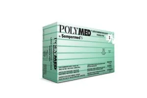 Ventyv - PM102 - Exam Glove, Latex, Small (6-6.5), Powder Free (PF), Fully Textured, Natural White, Green Dispenser Box, 100/bx, 10 bx/cs (84 cs/plt)