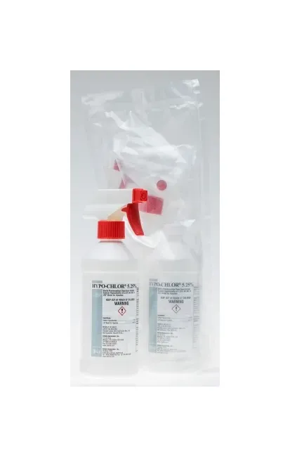 Veltek Associates - HYPO-CHLOR 5.25% - SHC-16Z-5.25 - Hypo-chlor 5.25% Surface Disinfectant Cleaner Germicidal Trigger Spray Liquid 16 Oz. Bottle Chlorine Scent Sterile