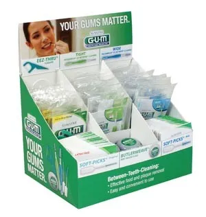 Sunstar Americas - KIT40P - Variety Pack Contains: Eez Thru Flossers, Proxabrush Go-Between Cleaners-Wide, Proxabrush Go-Between Cleaners-Tight, Soft-Picks, Soft-Picks Wide, Starter Size Butter Weave Mint Waxed Floss (Not Available in Canada)