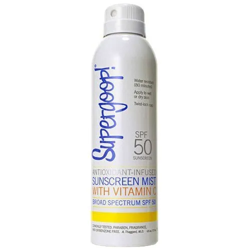 Supergoop - 1655 - Supergoop Antioxidant-Infused Sunscreen Mist with Vitamin C SPF 50 6 fl oz.