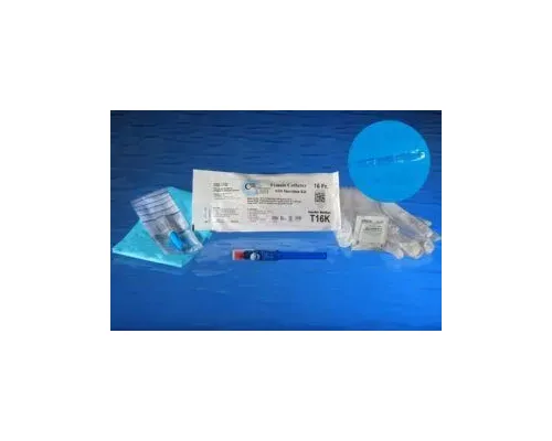 Convatec Cure Medical - Cure Twist - T16K - Cure Medical  Intermittent Catheter Tray  Female / Straight Tip 16 Fr. Without Balloon