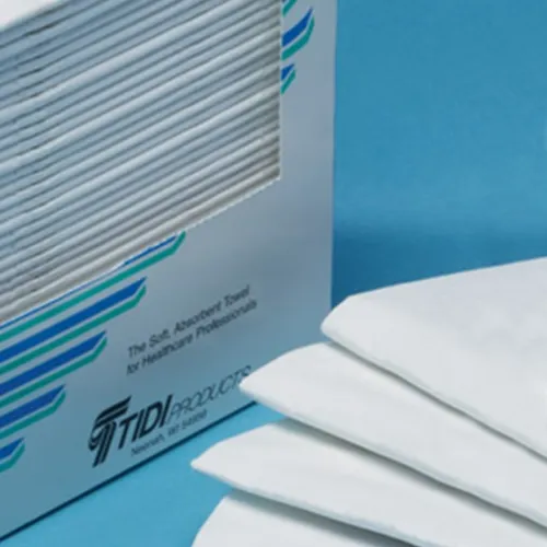 TIDI Products - From: 9810860 To: 9810867  TidiProcedure Towel Tidi 13 W X 18 L Inch White NonSterile