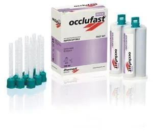 Zhermack - From: C200726 To: C200760 - Occlufast Rock, Regular Type Standard Pack Includes: Cartridges & 12 Mixing Tips