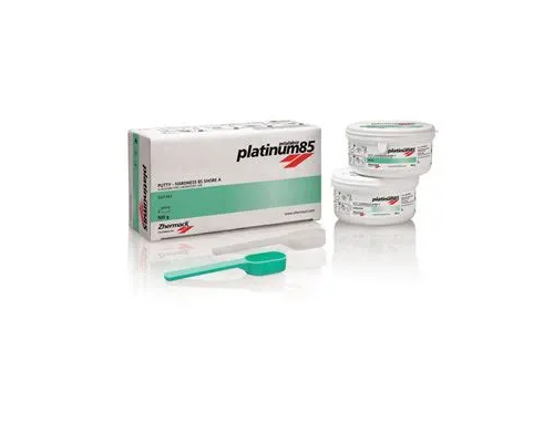 Zhermack - C400725 - Platinum 85 A-Silicone Laboratory Putty Standard Pack Includes 1 x 1kb Tub Base 1 x 1kb Tub Catalyst 2x Spoons